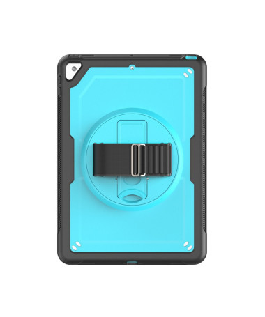 Coque iPad 10.2 / 10.5 avec Sangle Main et Support | HEDRA Cyan - photo 32