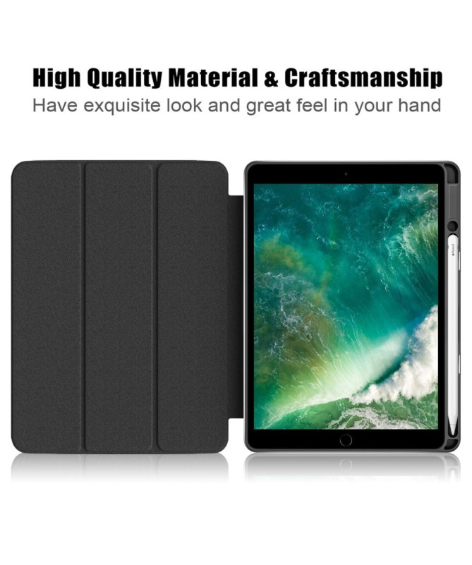 Housse iPad 10.2 / 10.5 Tri-fold Support avec Porte-stylet | TILNA