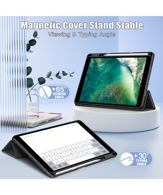 Housse iPad 10.2 / 10.5 Tri-fold Support avec Porte-stylet | TILNA