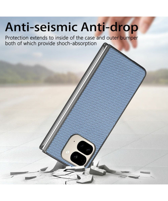 Coque Google Pixel 9 Pro Fold Style Fibre de Carbone | VIKSLA