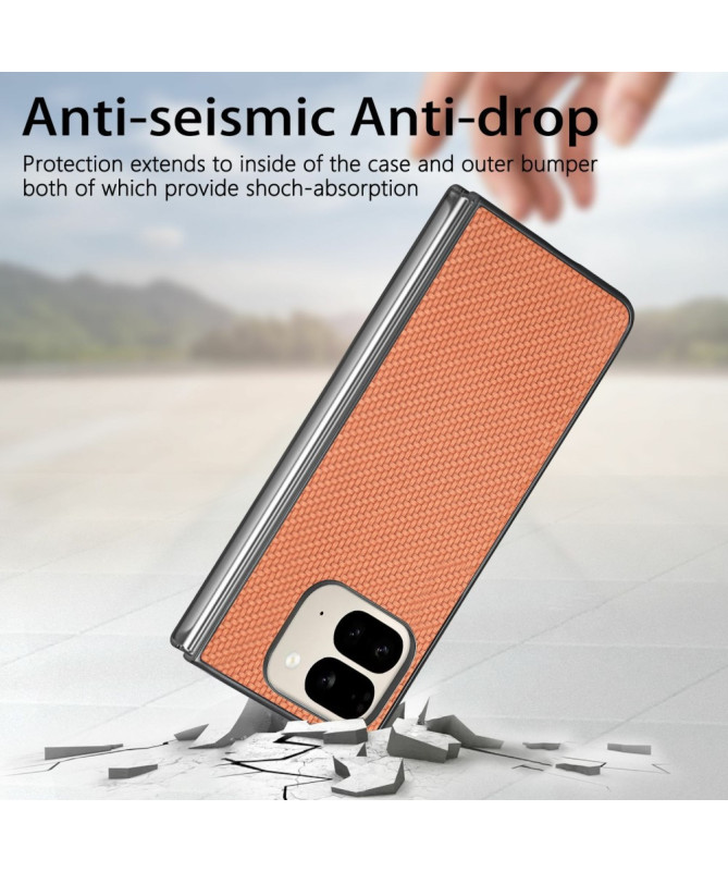 Coque Google Pixel 9 Pro Fold Style Fibre de Carbone | VIKSLA