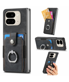 Coque Pixel 9 Pro Fold avec porte-cartes, anneau et support