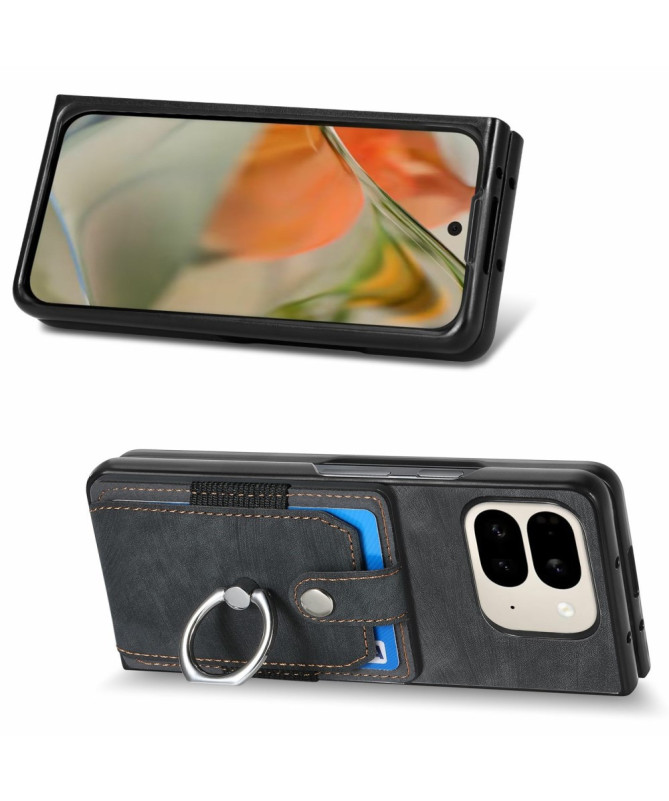 Coque Pixel 9 Pro Fold avec porte-cartes, anneau et support