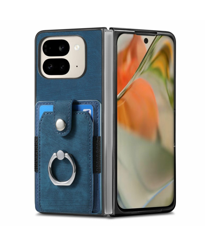 Coque Pixel 9 Pro Fold avec porte-cartes, anneau et support