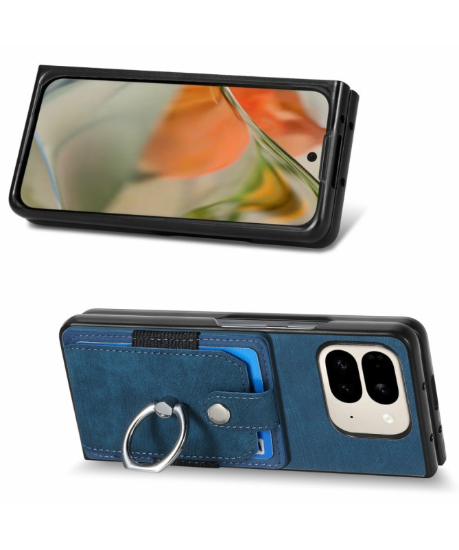 Coque Pixel 9 Pro Fold avec porte-cartes, anneau et support