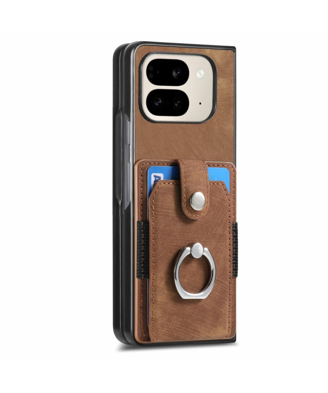 Coque Pixel 9 Pro Fold avec porte-cartes, anneau et support