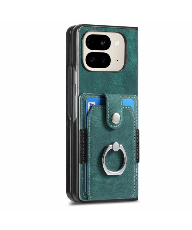 Coque Pixel 9 Pro Fold avec porte-cartes, anneau et support