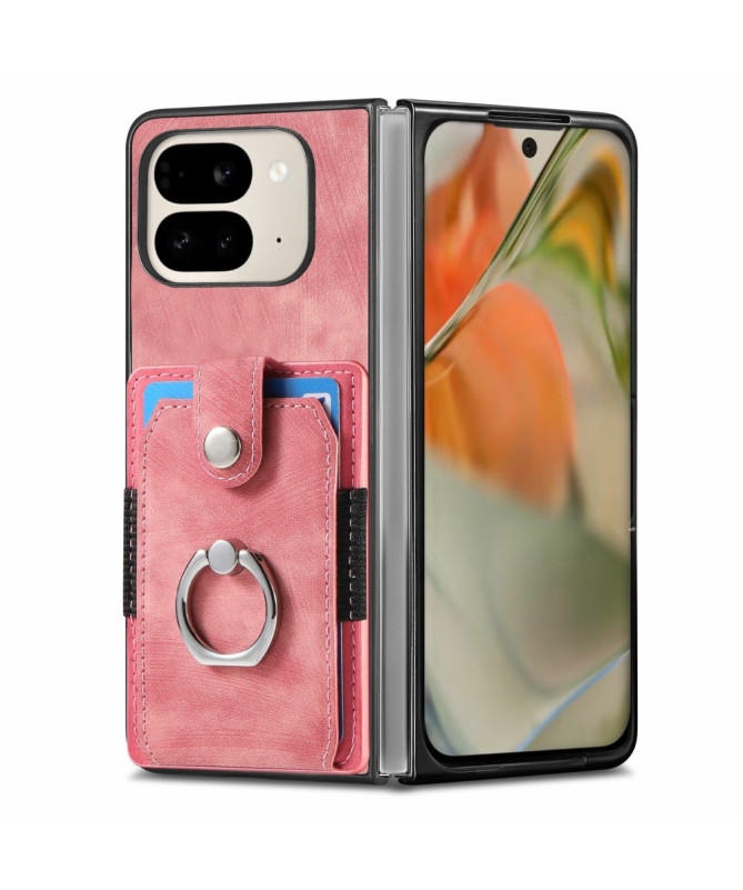 Coque Pixel 9 Pro Fold avec porte-cartes, anneau et support