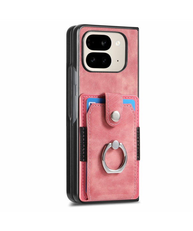 Coque Pixel 9 Pro Fold avec porte-cartes, anneau et support