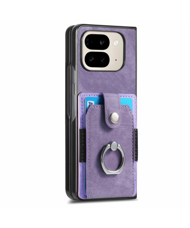 Coque Pixel 9 Pro Fold avec porte-cartes, anneau et support