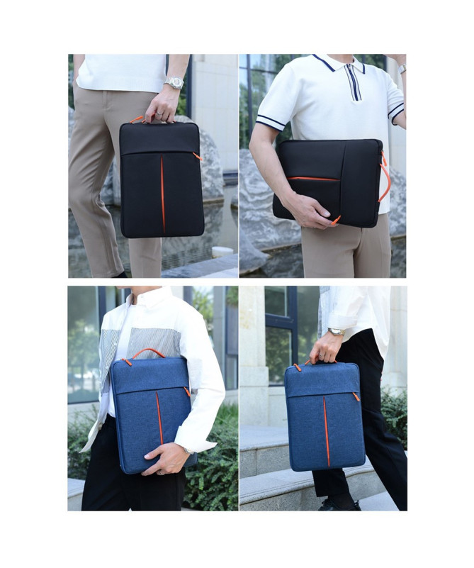 Housse verticale 15-16'' imperméable, poche zippée et intérieur doux