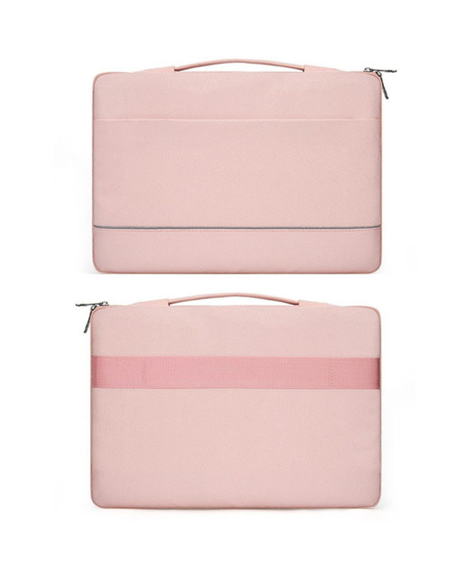 Housse laptop 11.6–12.5", ouverture à plat, poignée et poche zippée