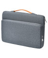 Housse ordinateur 15.6" business, poignée cuir, airbags intégrés