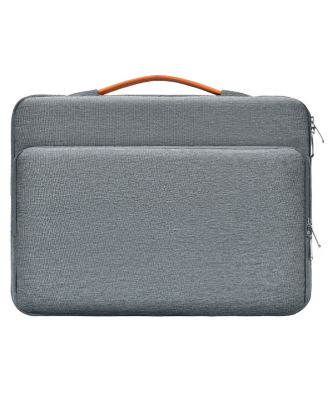 Housse ordinateur 15.6" business, poignée cuir, airbags intégrés