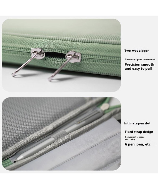 Housse tablette 7-8", compartiments multiples, tissu résistant