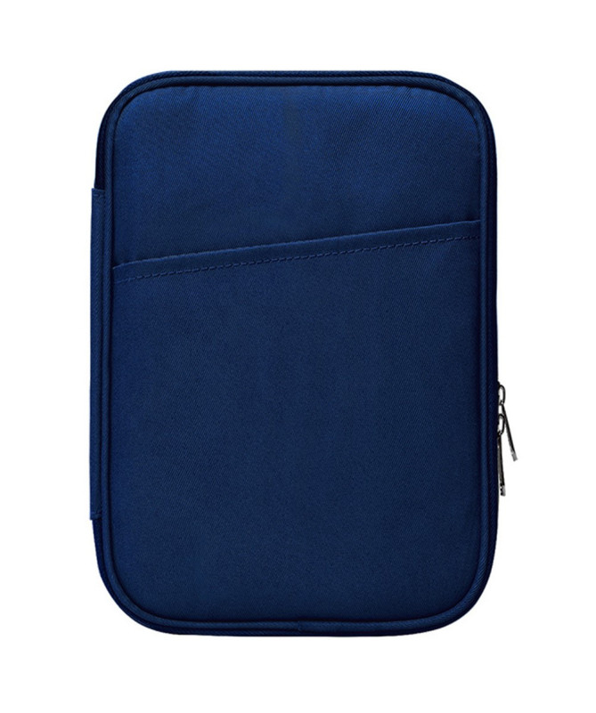 Housse tablette 7-8", compartiments multiples, tissu résistant