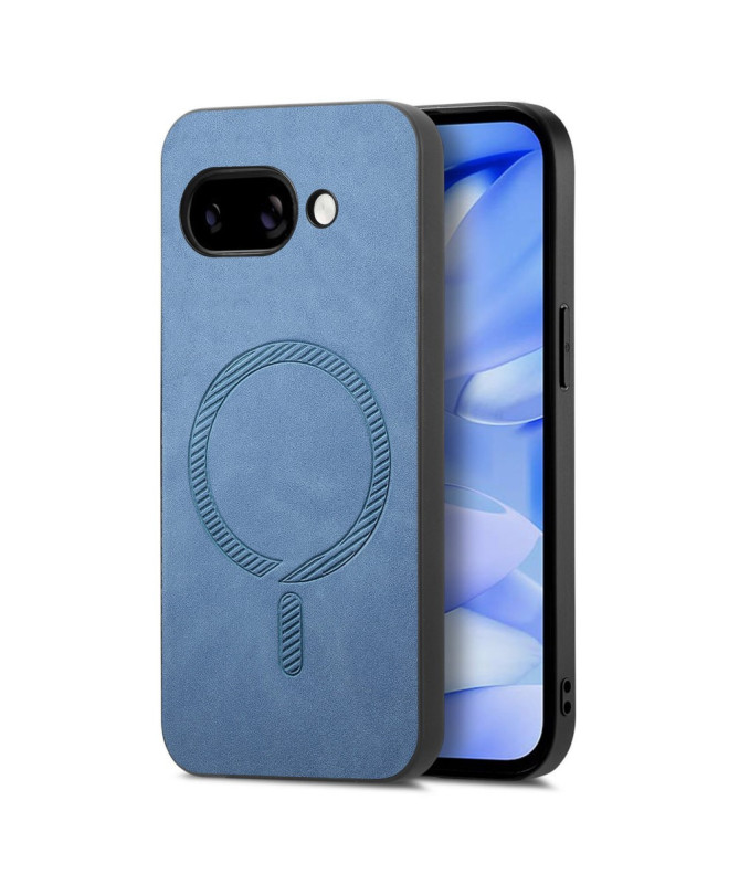 Coque Google Pixel 9a Imitation Cuir Compatible MagSafe