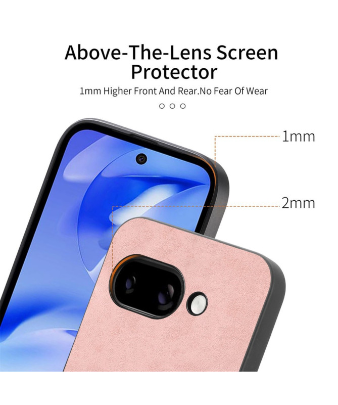 Coque Google Pixel 9a Imitation Cuir Compatible MagSafe