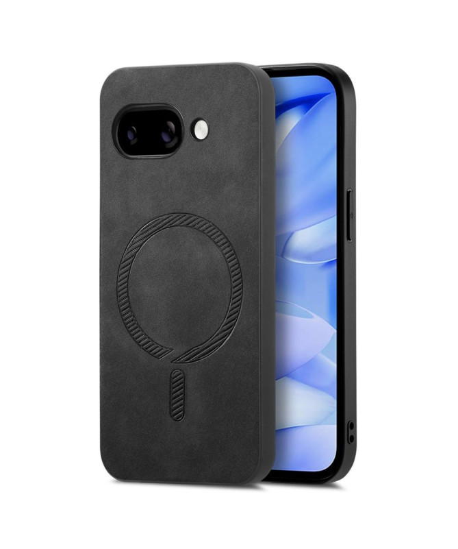 Coque Google Pixel 9a Imitation Cuir Compatible MagSafe