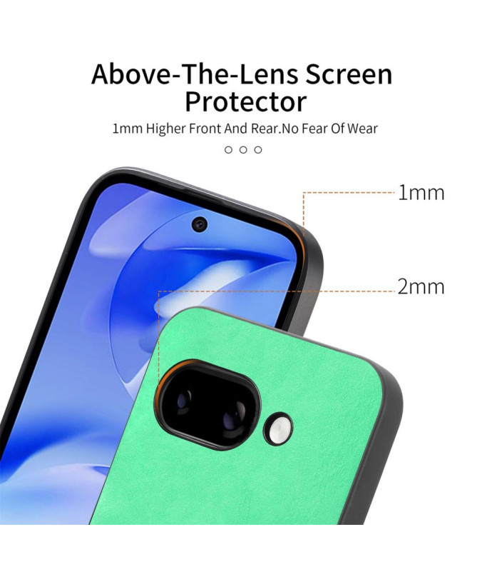 Coque Google Pixel 9a Imitation Cuir Compatible MagSafe