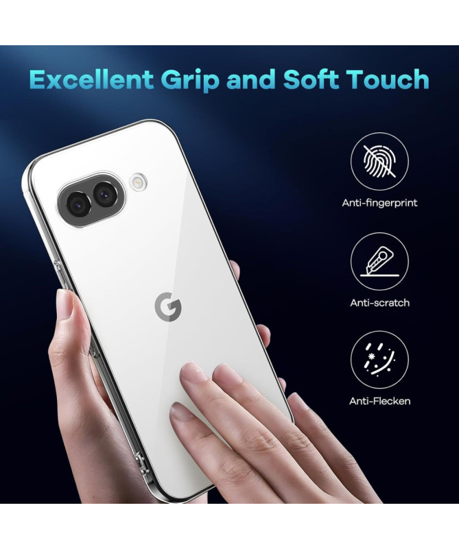 Coque Google Pixel 9a Transparente avec 2 Vitres en Verre Trempé | GLA