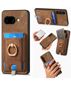 Coque Google Pixel 9a magnétique, support anneau et porte-cartes amovi
