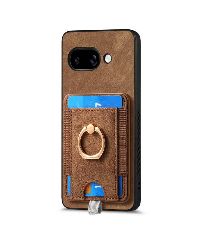 Coque Google Pixel 9a magnétique, support anneau et porte-cartes amovi