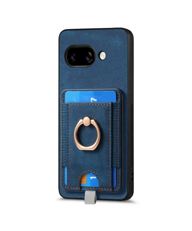 Coque Google Pixel 9a magnétique, support anneau et porte-cartes amovi