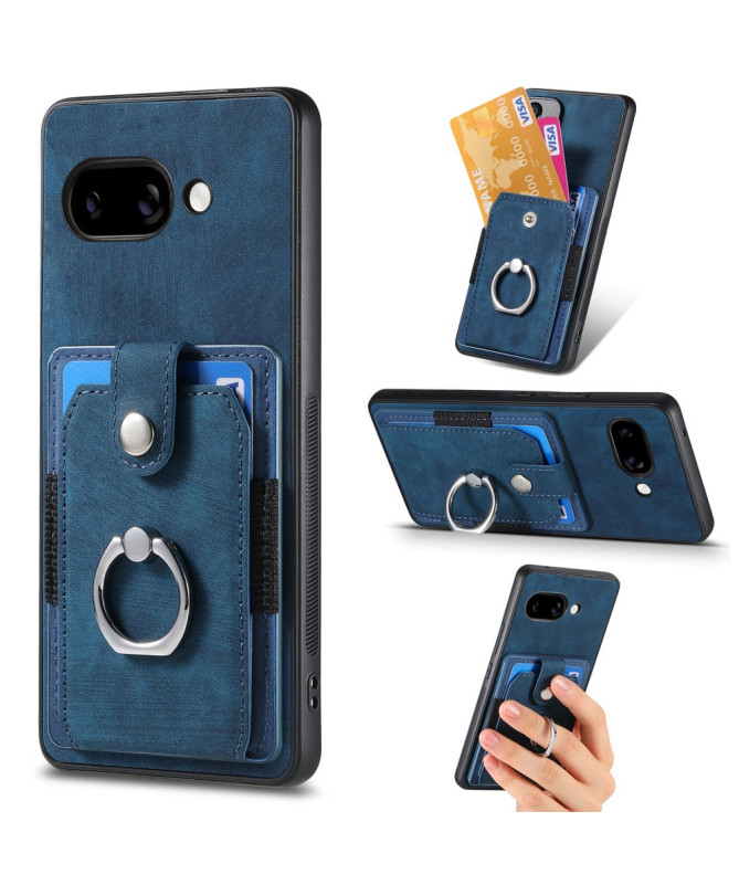 Coque Google Pixel 9a avec porte-cartes, anneau et support