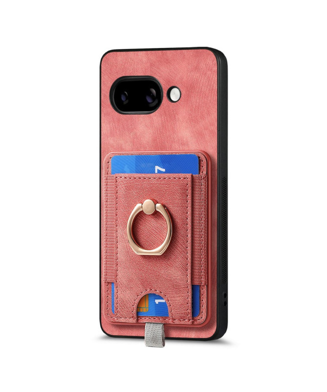 Coque Google Pixel 9a magnétique, support anneau et porte-cartes amovi