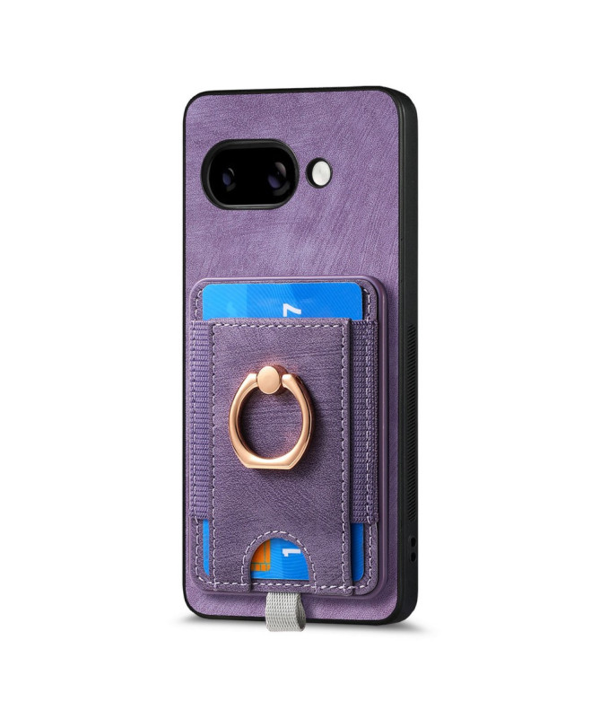 Coque Google Pixel 9a magnétique, support anneau et porte-cartes amovi