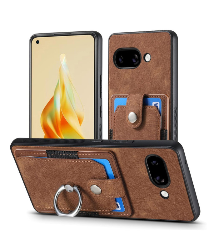 Coque Google Pixel 9a avec porte-cartes, anneau et support