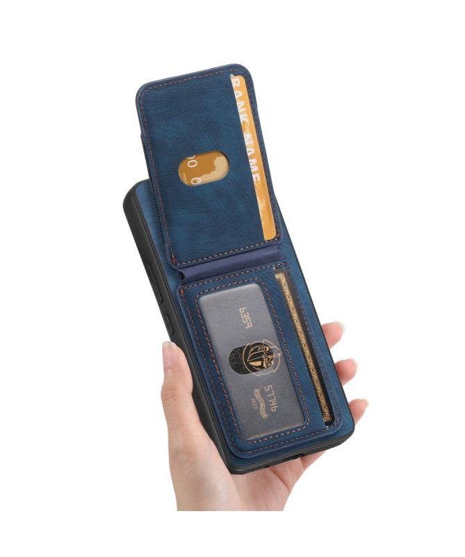 Coque Google Pixel 9a avec Porte-cartes et Anneau Multifonction | FLIP