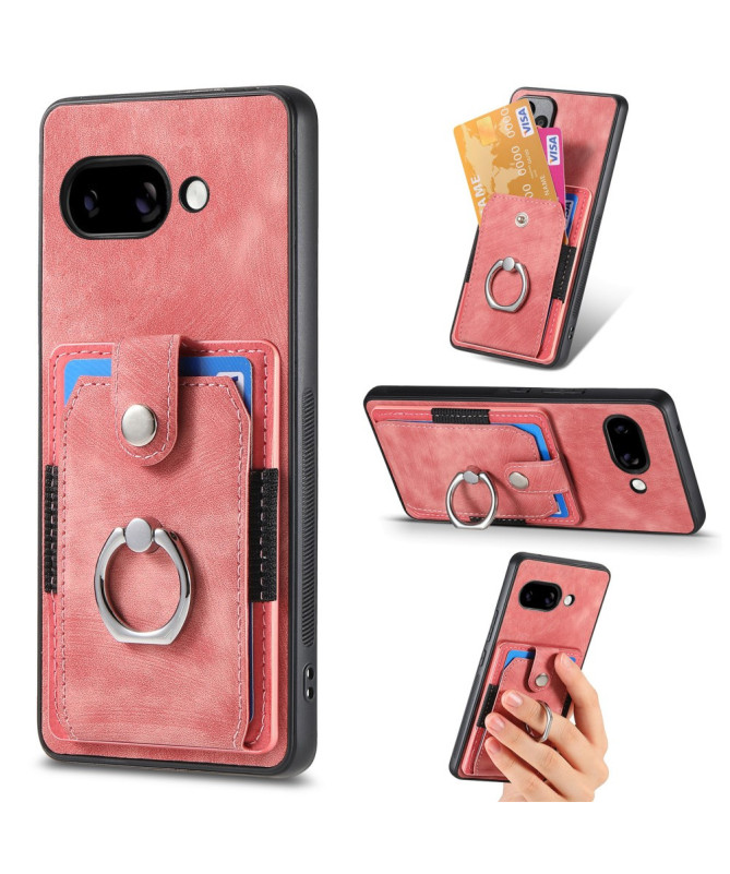 Coque Google Pixel 9a avec porte-cartes, anneau et support