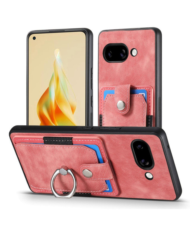Coque Google Pixel 9a avec porte-cartes, anneau et support