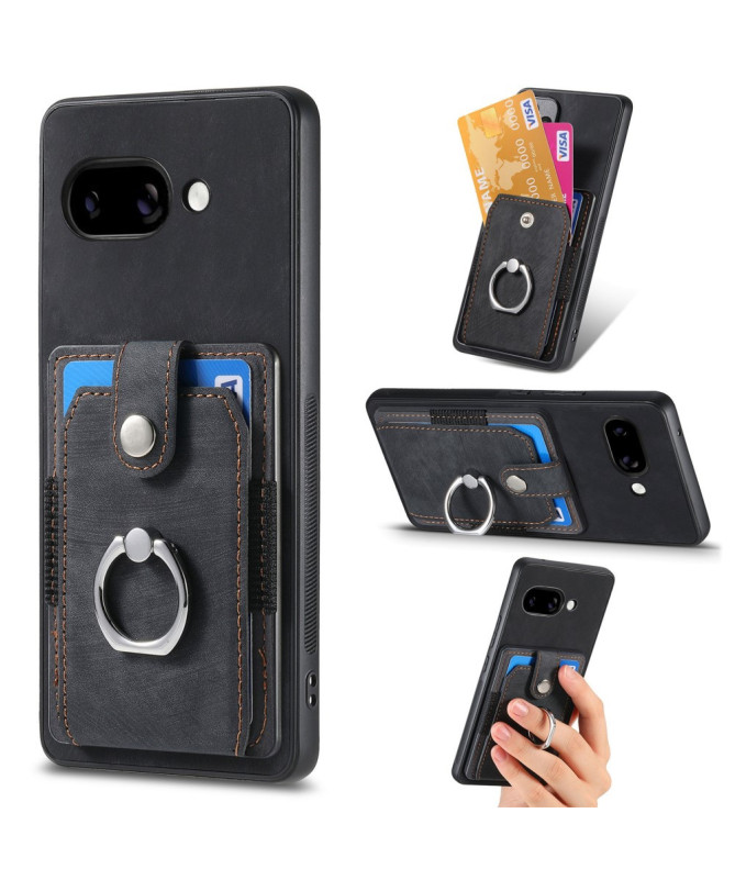 Coque Google Pixel 9a avec porte-cartes, anneau et support