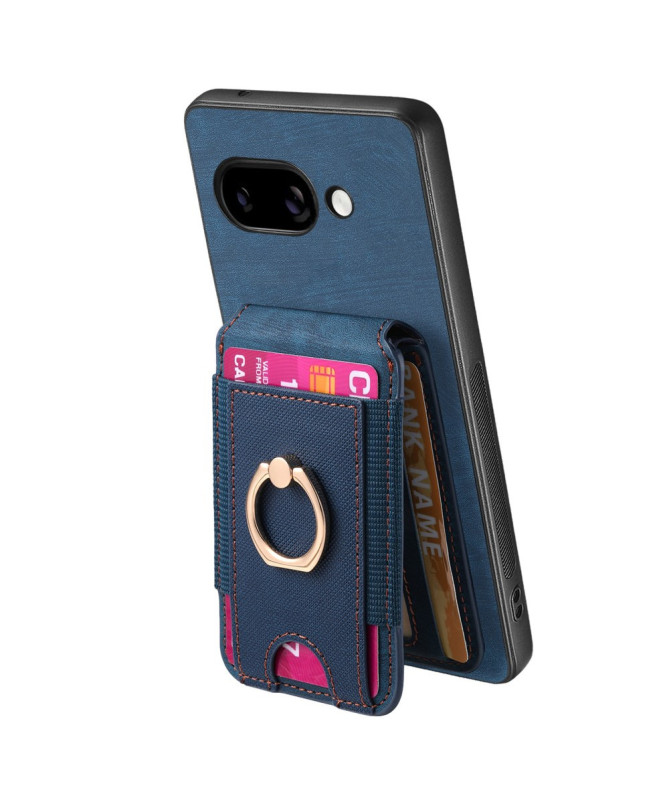 Coque Google Pixel 9a avec Porte-cartes et Anneau Multifonction | FLIP