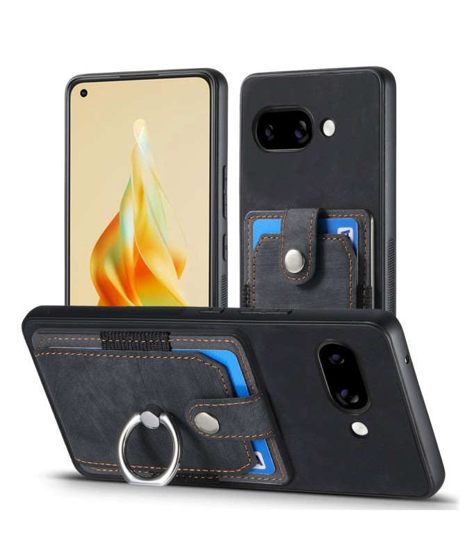 Coque Google Pixel 9a avec porte-cartes, anneau et support