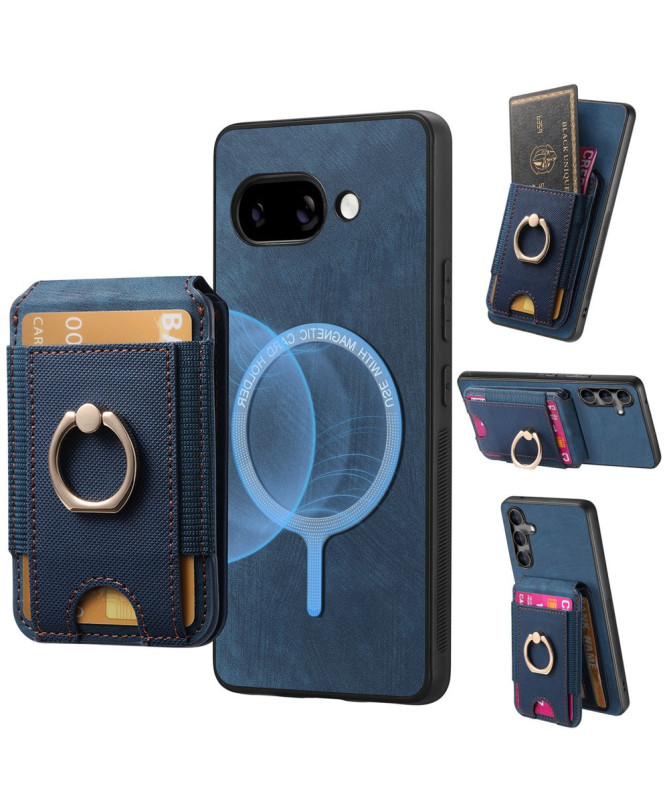 Coque Google Pixel 9a avec Porte-cartes et Anneau Multifonction | FLIP