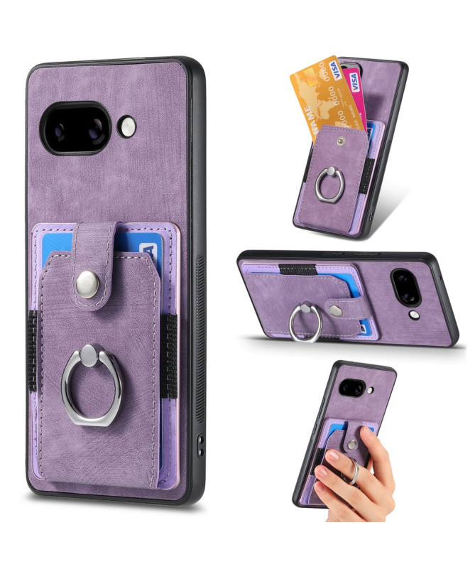 Coque Google Pixel 9a avec porte-cartes, anneau et support