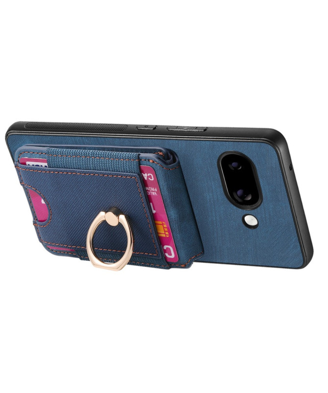 Coque Google Pixel 9a avec Porte-cartes et Anneau Multifonction | FLIP