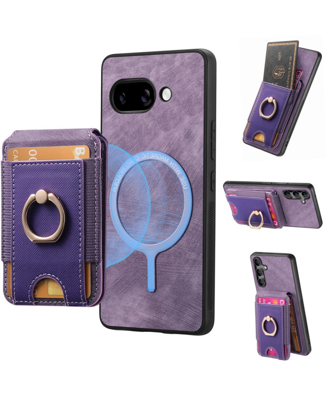 Coque Google Pixel 9a avec Porte-cartes et Anneau Multifonction | FLIP