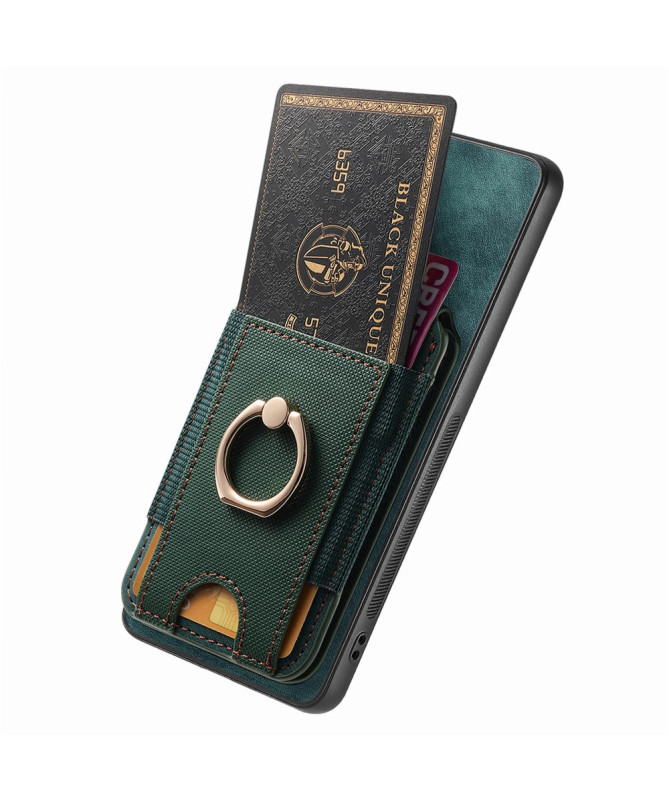 Coque Google Pixel 9a avec Porte-cartes et Anneau Multifonction | FLIP