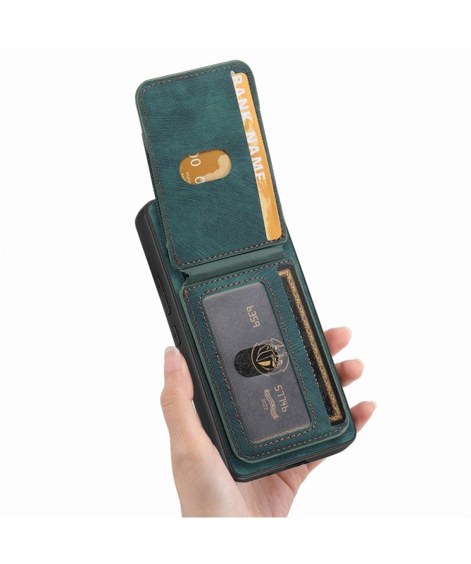 Coque Google Pixel 9a avec Porte-cartes et Anneau Multifonction | FLIP