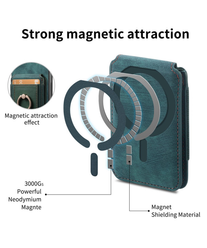 Coque Google Pixel 9a avec Porte-cartes et Anneau Multifonction | FLIP
