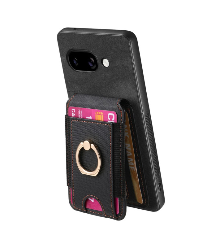 Coque Google Pixel 9a avec Porte-cartes et Anneau Multifonction | FLIP