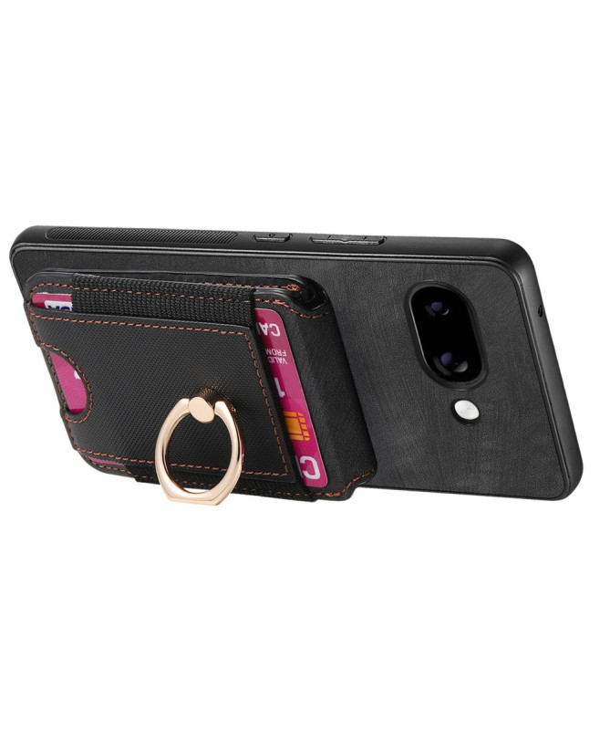 Coque Google Pixel 9a avec Porte-cartes et Anneau Multifonction | FLIP