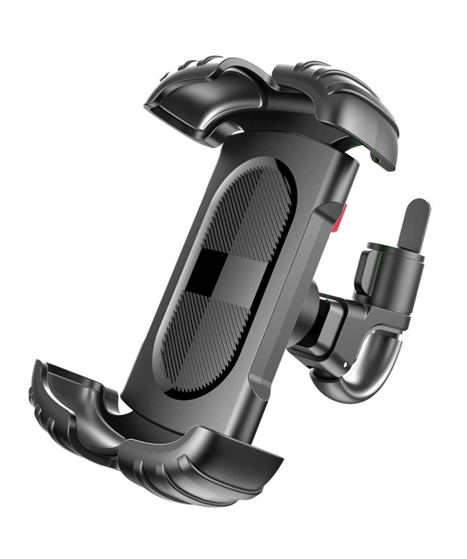 Support téléphone vélo/moto Z012, fixation guidon et rotation 360°