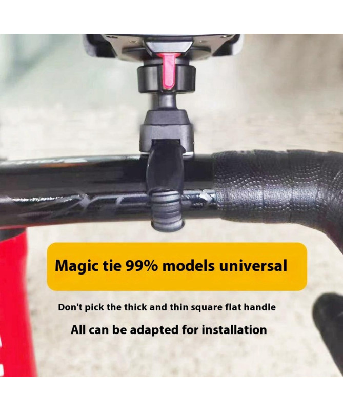 Support téléphone vélo/moto Z012, fixation guidon et rotation 360°