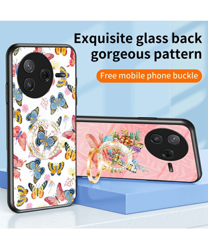 Coque Poco F7 Pro Papillons Colorés